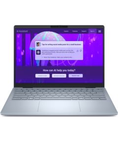Dell Plus 14 DB1425 Ice Blue 14 " 2.5K 2560 x 1600 pixels Intel Core Ultra 9 288V 32 GB LPDDR5X Solid-state drive capacity 1000 GB Intel Arc Graphics Windows 11 Home 802.11be Keyboard language English Keyboard backlit Warranty 36 month(s) Battery warranty Portatīvie datori
