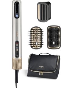 BABYLISS Hair styling comb Air Wand AS6555E Ion conditioning Number of heating levels 4 1600 W Chrome Matu veidotāji