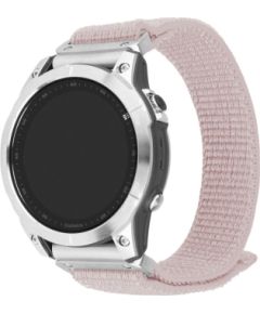 Fixed Sporty Strap for Garmin QuickFit 22mm 160-210 mm Rose gold Nylon Smart-Watch aksesuāri