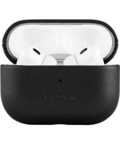 Fixed Earbuds Case with MagSafe Support Apple AirPods Pro 2/Pro 2 (USB-C) Black Leather Новинки Компьютерная техника