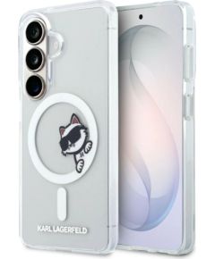 Karl Lagerfeld   IML Choupette Peekaboo Logo Magnetic Case for iPhone Samsung Galaxy S26 Transparent Чехлы - альтернативные