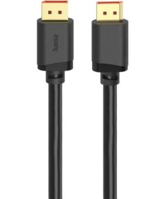 Hama DisplayPort Cable, 16K UHD, 2 m, black - Cable Сетевые кабели, провода