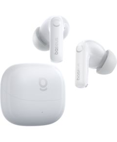 Baseus True Wireless Bluetooth 6.0 austiņas Bass BP1 Pro ar adaptīvu trokšņu slāpēšanu un uzlādes korpusu, baltas krāsas Aудио-видео
