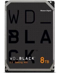 HDD WESTERN DIGITAL Black 8TB SATA 256 MB 7200 rpm 3,5" WD8001FZBX HDD Iekšējie cietie diski