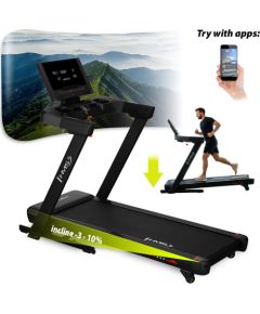 Bieżnia HMS TERRUN350 BIEŻNIA DOMOWA Z DWUKIERUNKOWĄ REGULACJĄ KĄTA NACHYLENIA HMS Skrejceliņi