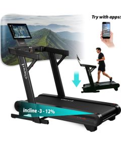 Bieżnia HMS TERRUN475 BIEŻNIA DOMOWA Z DWUKIERUNKOWĄ REGULACJĄ KĄTA NACHYLENIA HMS Skrejceliņi