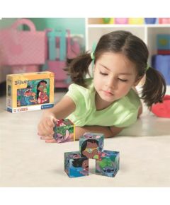 Clementoni CLE Cubi klocki 12 Stitch 41347 Машины и аксессуары
