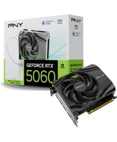Pny Technologies GeForce RTX 5060 Single Fan 8GB GDDR7 DLSS4 (VCG50608SFXPB1) Новинки Компьютерная техника