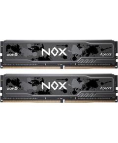DDR5 Apacer NOX 32GB (2x16GB) 5200MHz CL40 1,25V Black Новинки Компьютерная техника