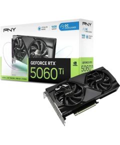 Pny Technologies PNY GeForce RTX 5060 Ti Overclocked Dual Fan 16GB GDDR7 DLSS4 (VCG5060T16DFXPB1-O) Новинки Компьютерная техника