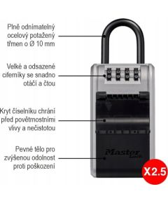 MasterLock Kasetka na klucze z zamkiem szyfrowym i wyjmowanš szeklš Новости - Для офиса