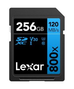 SD Lexar Professional 633x SDHC/SDXC UHS-I SDXC, 256GB Class 10, U3, V30, 45 MB/s, 95 MB/s Atmiņas kartes micro SD SDHC