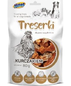 Hilton mięsne treserki z kurczakiem dla psa 80g Suņu barība