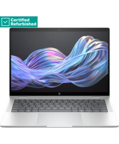 RENEW SILVER HP EliteBook X Flip G1i AI 14 - Ultra 7-258V, 32GB, 1TB SSD, 14 2.5K 400-nit AG, 5MP IR cam, FPR, Belgian AZERTY backlit keyboard, +Pen, Glacier Silver, 68Wh, Win 11 Pro, 1 years / B68T1EAR#UUG Atjaunoti portatīvie datori