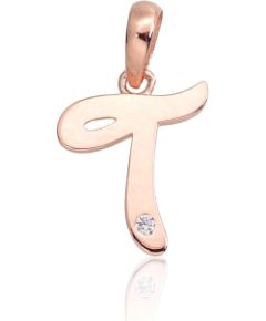 Zelta kulons #1300926(Au-R)_CZ, Sarkanais Zelts 585°, Cirkoni, 0.34 gr. Burti