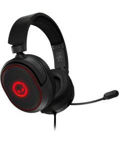 LORGAR Kaya 460, USB Gaming headset with microphone, CM108B, RGB backlight, Plug&Play, USB-A connection cable 2m, fabric ear pads, size: 192*184.7*88mm, 0.329kg, black Austiņas