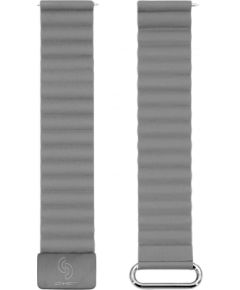 Connect   22mm Cortical back buckle magnetic suction Watch Straps (130mm M/L) Space Gray Smart-Watch aksesuāri