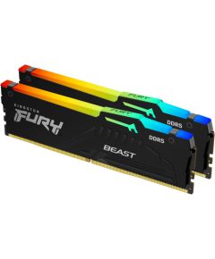 Kingston Fury Beast RGB, DDR5, 128 GB, 5600MHz, CL36 (KF556C36BBEAK2-128) Оперативная память (RAM)