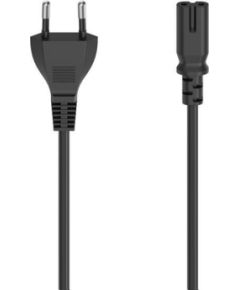 Hama Power Cord, 2-pin, 1,5m, black - Power cable Dažādi vadi