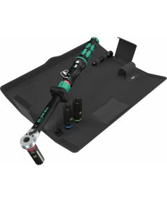 Wera Click-Torque C 3 automašīnas riteņu maiņas komplekts, 1/2" griezes momenta atslēga ar darbības diapazonu 40–200 Nm Specinstrumenti