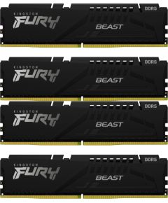 Kingston Fury Beast, DDR5, 64 GB, 5200MHz, CL40 (KF552C40BBK4-64) Оперативная память (RAM)