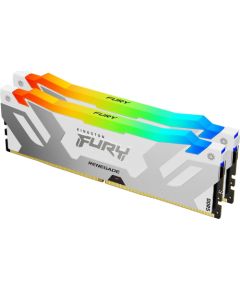 Kingston Fury Renegade RGB, DDR5, 32 GB, 6400MHz, CL32 (KF564C32RWAK2-32) Оперативная память (RAM)