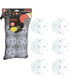 PIŁKA UNIHOC MECZOWA BIAŁA ENERO 6SZT Florbolam 