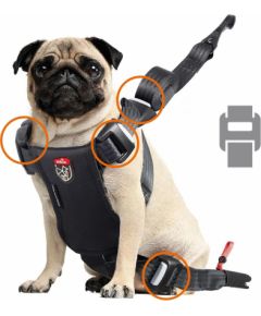 ZOLUX Szelki dla psa TRAVEL SAFE S czerwone Citas preces