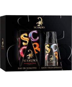 Scorpio Scandalous Dárková sada EDT 75 ml a deospray 150 ml 75ml Dāvanu komplekti