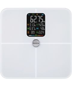 Белые напольные весы KLAUSBERG, 4 батарейки AAA, KB 7941 Весы для тела