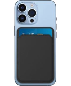 Evelatus Universal  iPhone Genuine leather wallet with MagSafe Black Neoriģinālie Maciņi