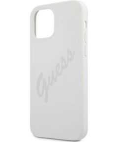 Guess Apple  iPhone 12 Pro Max 6.7'' Vintage Cover Cream Чехлы - альтернативные