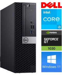 DELL 5060 SFF i3-8100 32GB 512SSD M.2 NVME GT1030 2GB WIN11Pro Atjaunoti personālie datori