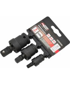 Uzgriežņu galviņu komplekts AWTools AW38705BL; 1/2''; 3/8''; 1/4''; 3 gab. Механические инструменты