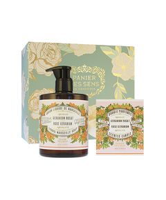 Panier Des Sens Rose Geranium Gift Set 500ml Smaržas - NESAKĀRTOTS