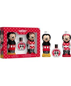 Fragrances For Children Mickey Mouse & Minnie Dárková sada EDT 50 ml, sprchový gel Minnie 400 ml a sprchový gel Mickey Mouse 400 ml 50ml Парфюмерные наборы