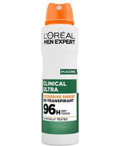 L'oreal Paris Clinical Ultra De-Transpirant - Antiperspirant 150ml Ķermeņa kosmētika