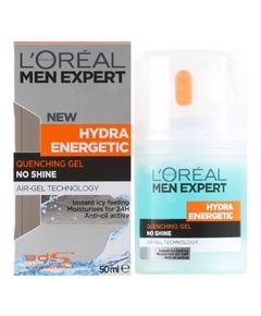 L'oreal Paris Men Expert Hydra Energetic Quenching Gel - Hydrating Gel 50ml Smaržas - NESAKĀRTOTS