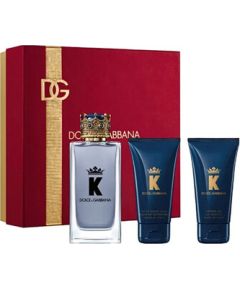 Dolce & Gabbana K by Dolce Gabbana Gift set EDT 100 ml, After Shave Balsam 50 ml and shower gel 50 ml 100ml Парфюмерные наборы