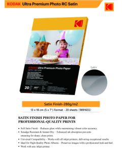 Kodak Ultra Premium Photo Paper 280g Satin 13 x 18 cm 20 Sheets Foto ķīmija un papīrs 