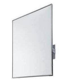 Mediclinics spogulis, 600 mm, h=800 mm, regulejams, nerūsējošais tērauds, AISI 304 Vannas istabas spoguļi