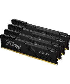 Kingston Fury Beast, DDR4, 128 GB, 3600MHz, CL18 (KF436C18BBK4/128) Jaunumi - Datori