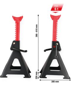 Kstools Tērauda statnes ar ātro pozīcijas maiņas funkciju 6000 KG 2 6000 KG 2 pcs, KS Tools Specinstrumenti