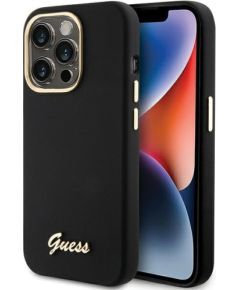 Guess GUHCP15LSMBSLK Aizmugurējais Apvalks Priekš Apple iPhone 15 Pro Neoriģinālie Maciņi