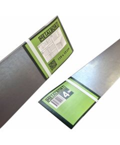 Оцинкованные металлические бордюры METALBORT (4 шт.) 119 × 13 см Планки для забора и газон