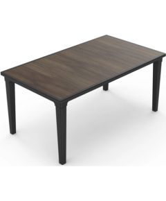 Keter Dārza galds Deco Futura pelēks/valrieksts Jaunumi -Dārzam