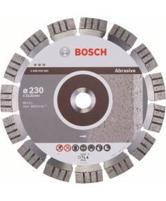 Dimanta griešanas disks Bosch BEST FOR ABRASIVE; 230 mm Различные диски