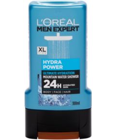 L'oreal Paris Men Expert / Hydra Power 300ml 24 H Dušas želejas ķermenim