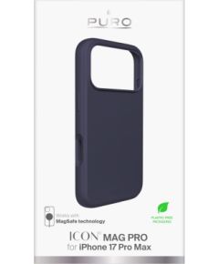 Apple iPhone 17 Pro Max Liquid Silicone Cover with Magsafe by Puro Dark Blue Oriģinālie maciņi