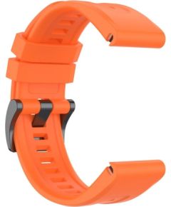 OEM   Silicone strap for GARMIN FENIX 3 / 3HR / 5X / 6X / 6X Pro / 7X / 7X Pro orange (8) Smart-Watch aksesuāri